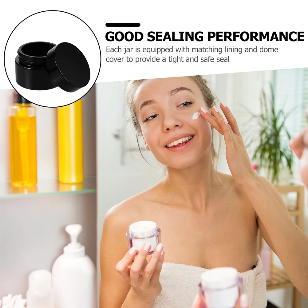10 pezzi contenitore per crema per il viso portatile bottiglia di stoccaggio da viaggio riutilizzabile a prova di perdite per lozione cosmetici per la cura della pelle bottiglia di crema vuota