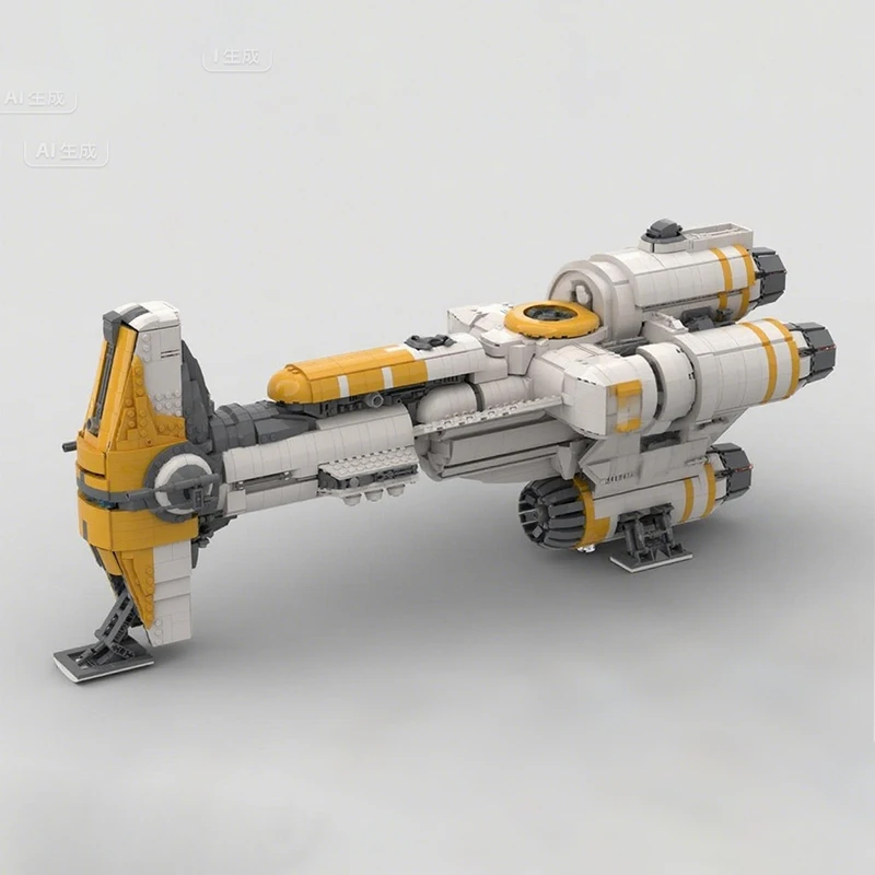 

4907pcs MOC UCS Hammerhead Corvette Lightmaker Star Battle Educational Building Blocks Christmas Gift Children