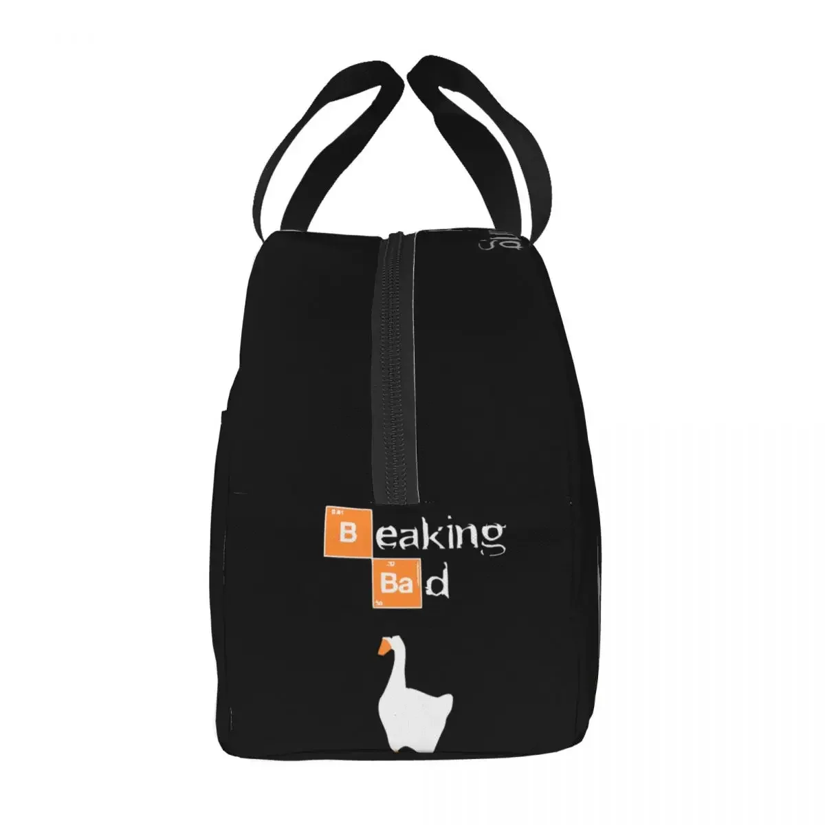 Untitled Goose Game Lunch Bag Women Warm Cooler Insulated Lunch Box for Children School Picnic Food Bags