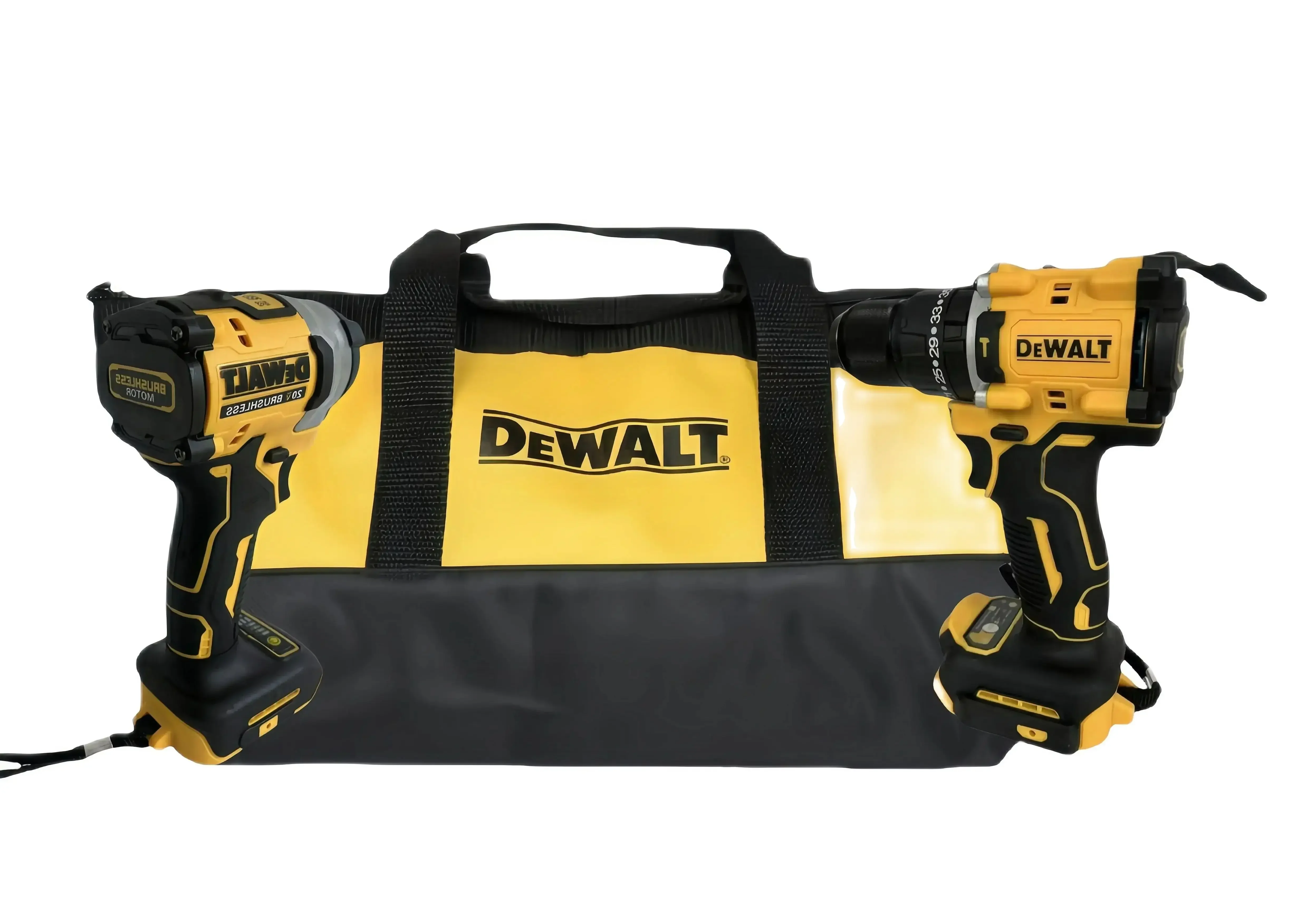 DEWALT Multi-function toolbox Electric wrench DCD805+DCF850+ Kit Hardware Accessories Tools Durable storage tote bag