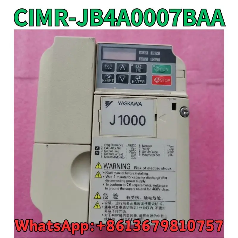 

second-hand Frequency converter CIMR-JB4A0007BAA test OK Fast Shipping