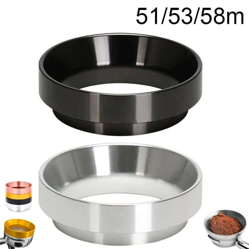 

Aluminum Intelligent Dosing Ring For Bowl Coffee Powder Espresso Barista Tool For 51//53/54/58MM Profilter Coffee Tamper