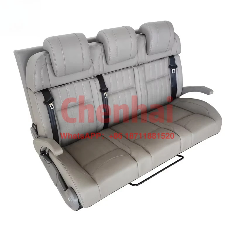 Customize ODM Factory Custom Professionally Retrofitted Motorhome Seat 3-Person Rock And Roll Bed Seat