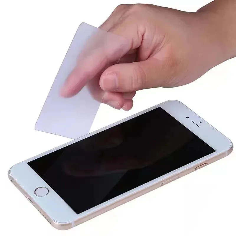 10PCS Plastic Phone Opening Cards - 0.3mm Ultra-Thin Curved Screen Separator, Card-Style Pry Tools for Frame/Screen Disassembly