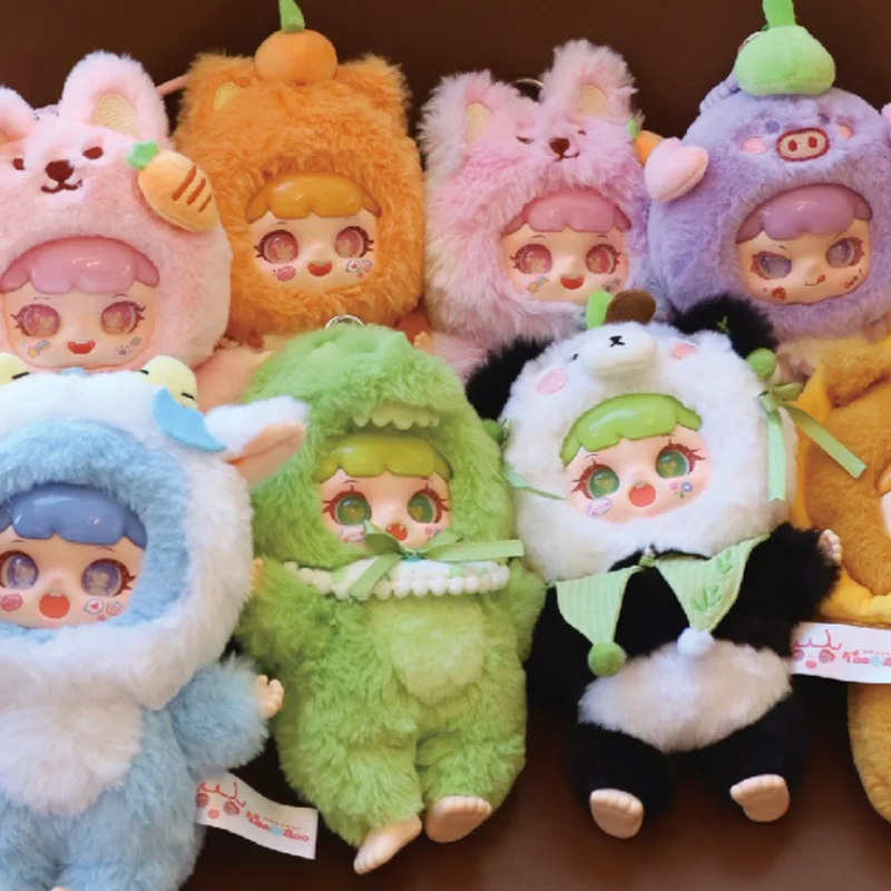 New Genuine Animal Plush Blind Box Naughty Bag Series Trendy Sweet Lovely Dolls Room Ornaments Surprise Adult Kids Gift