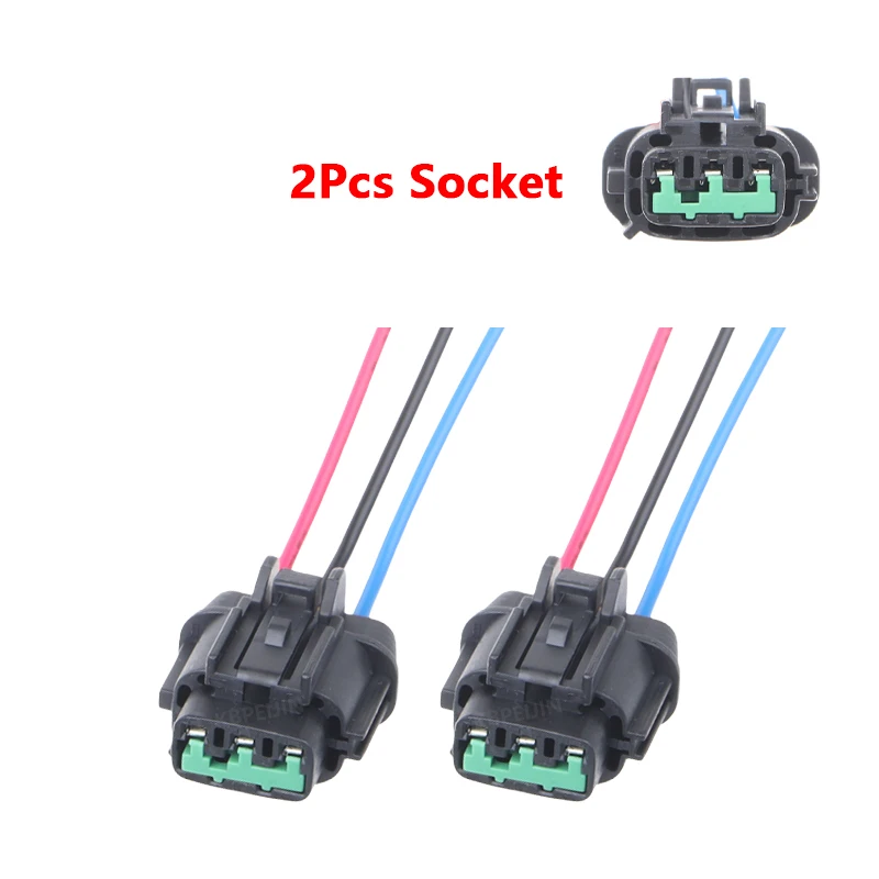 For Nissan Altima Qashqai X-Trail Tiida Turn Signal Light Wire Plug Wiring Connector Accessories 2PC