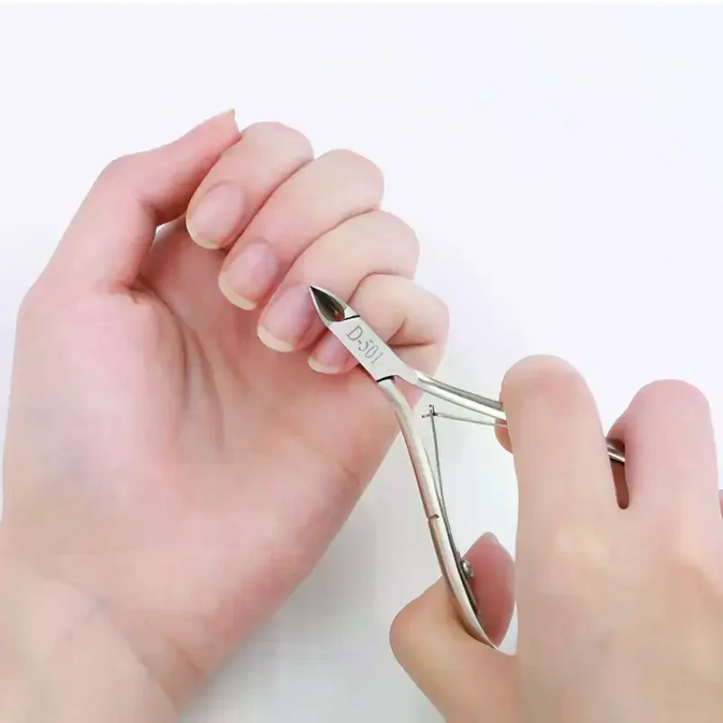1Pcs Nail Cuticle Nipper Products Wholesale Nail Removal Dead Skin Stainless Steel Special Beauty Pliers Nail Groove