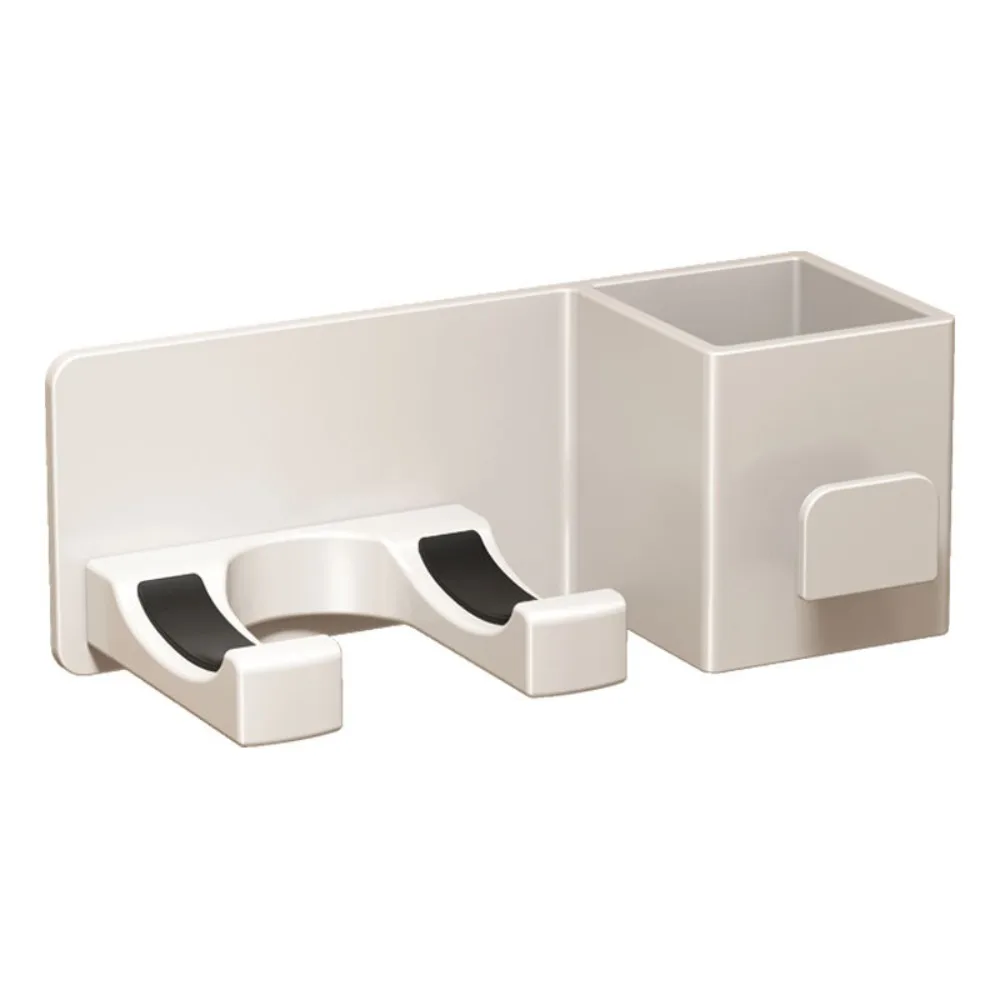 

Настенный держатель для фена без сверления, компактный кронштейн для хранения, многофункциональный прочный держатель для вентилятора, унитаз