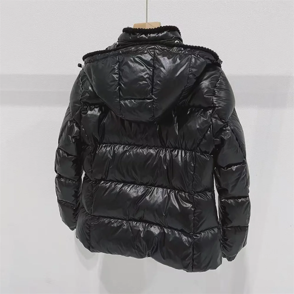 2025 المرأة الشتاء مقنعين أسفل سترة سميكة الدافئة سترة نسائية ملابس خارجية y2k موضة جديدة معطف عالي الجودة الصدرية #2