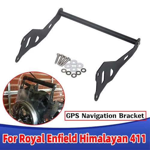 Soporte de navegación GPS barra transversal para Royal Enfield Himalayan 411 2016-2020 accesorios de motocicleta soporte para teléfono móvil Smartphone