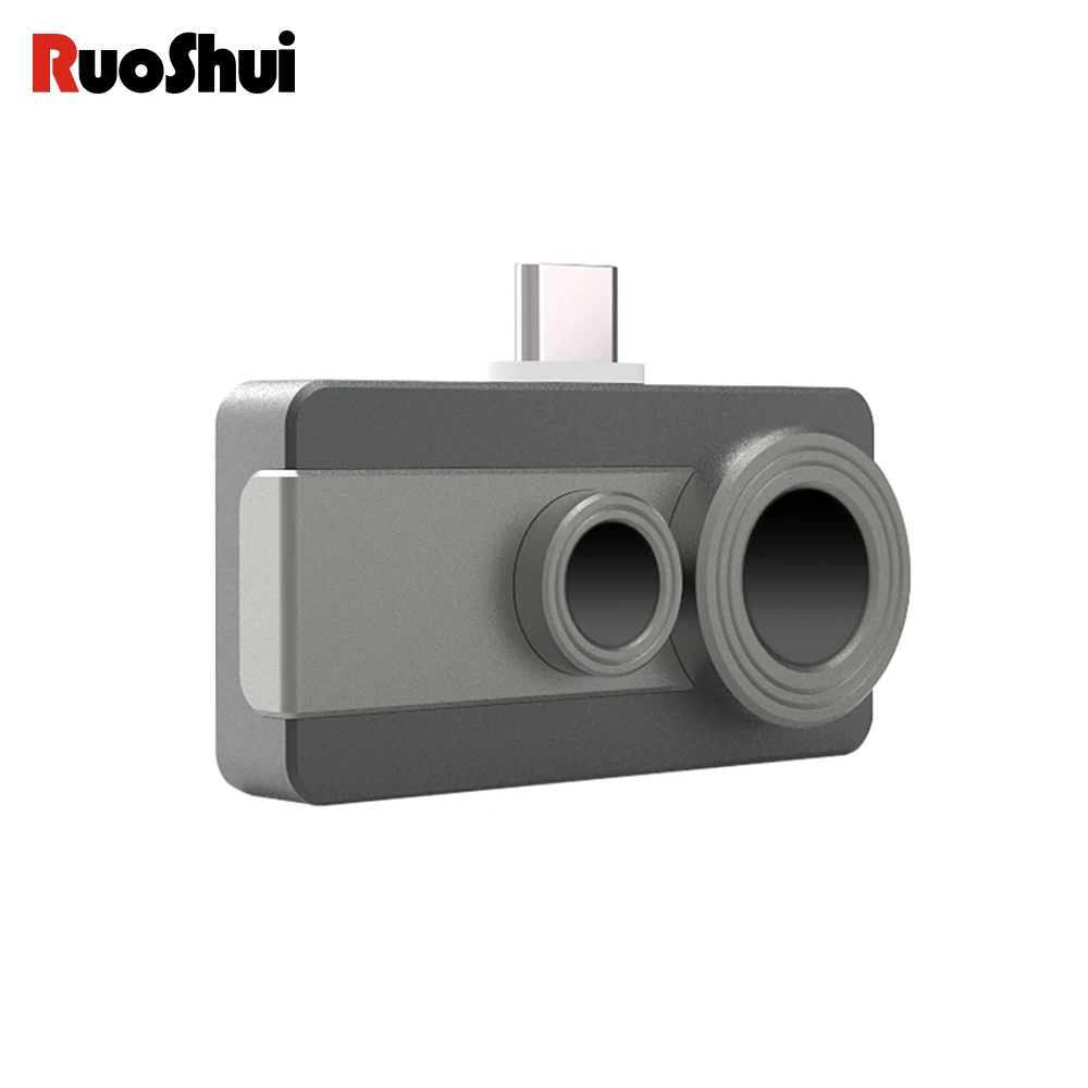 Imagem -05 - Victor Dual Vision Telefone Câmera de Imagem Térmica Android Tipo-c Imager Medidor de Temperatura Máxima Mínima Móvel Perfeito 3d 3d