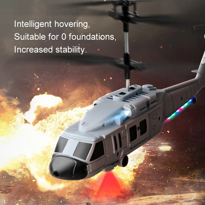 New KY205 RC Helicopter Drone HD Dual Camera Avoid Obstacle Gesture Sensing Six-axis Remote Control Helicopter Toys for Boys