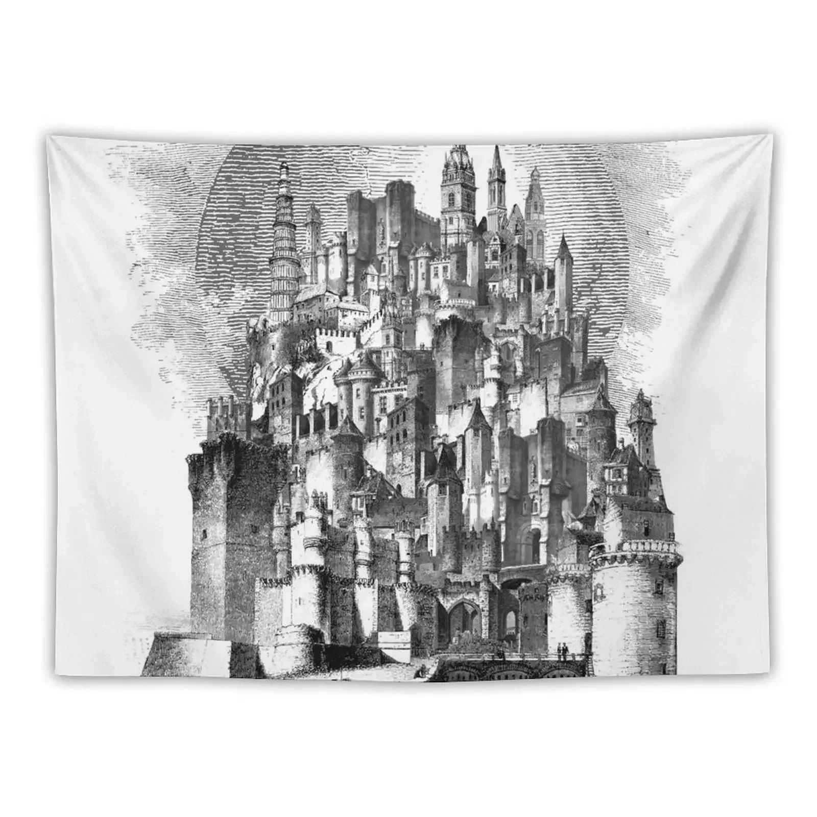 

The Castle of Gormenghast Tapestry Decoration Wall Wall Decoration Home Decoration Decorative Wall Tapestry