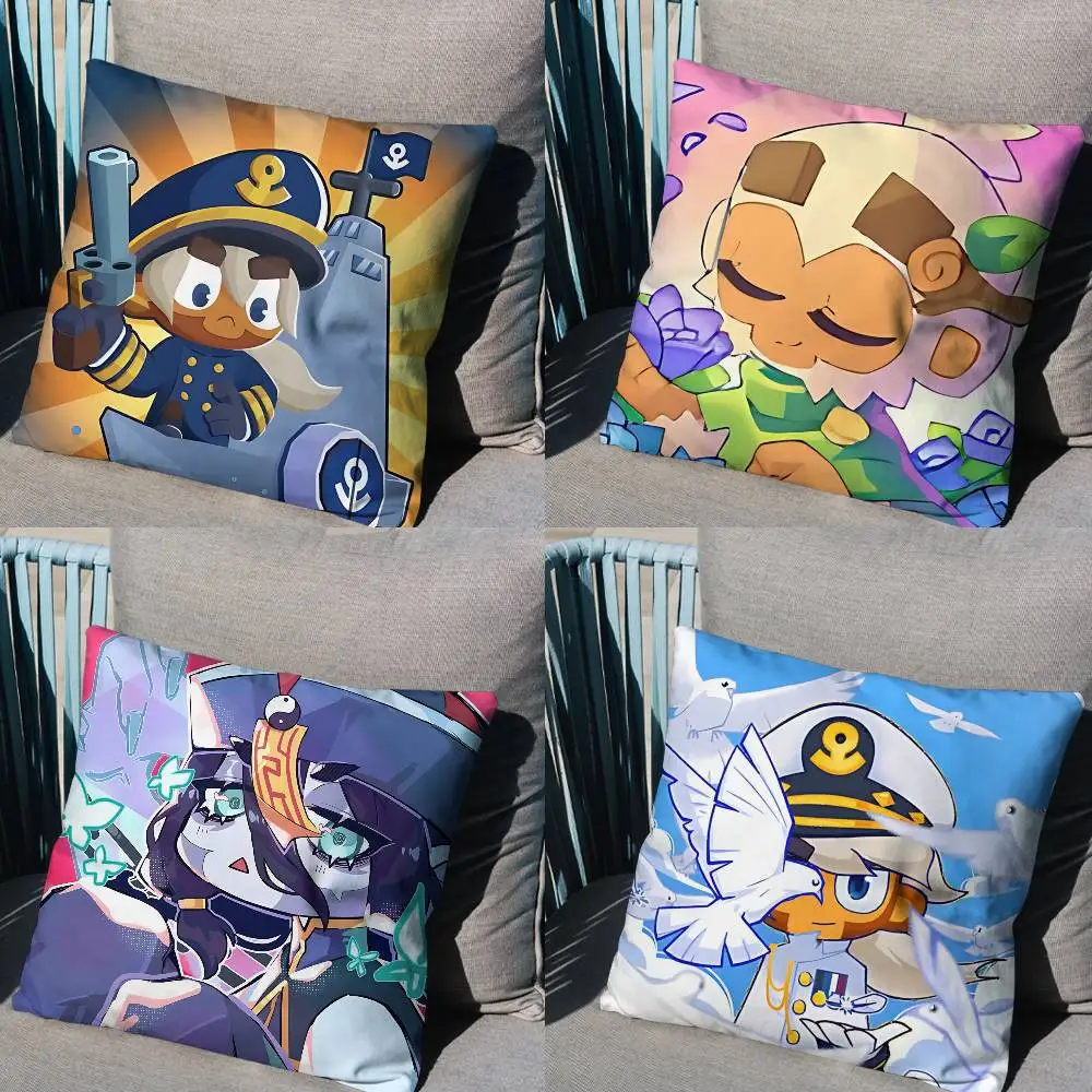 

Tower Defense Bloons BTD Pillow Case Anti-dustmite Pillowcase Invisible zipper silky short plush Sofa cushion cover