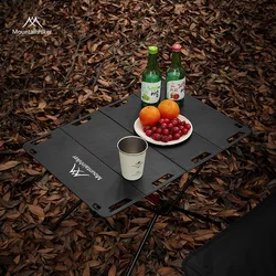 Mountainhiker Portable Folding Table Multi-functional Easy Carrying BBQ Camping Table 60x40x40cm