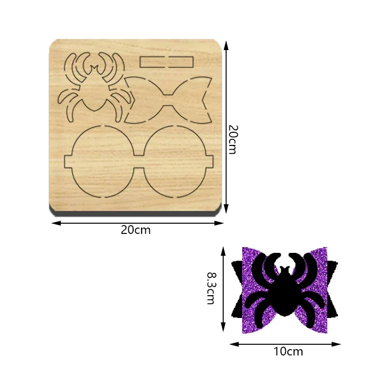 SIZZIXDIES Shaker Halloween Scrapbook Wooden Cutting Dies Compatible with Most Die Cutting Machines 1 pc