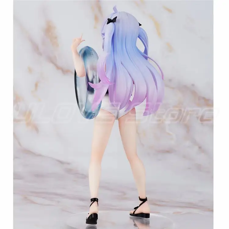 Original Taito Channel Kagura Nana Action Figure Sailor Swim Suit Figure Kawaii Girl Model PVC Collect Desktop Decorate Xmas Toy