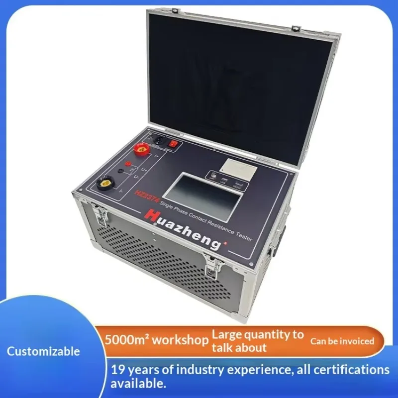 Single-Phase Intelligent Loop Resistance Tester High Accuracy 400A Contact Resistance Tester