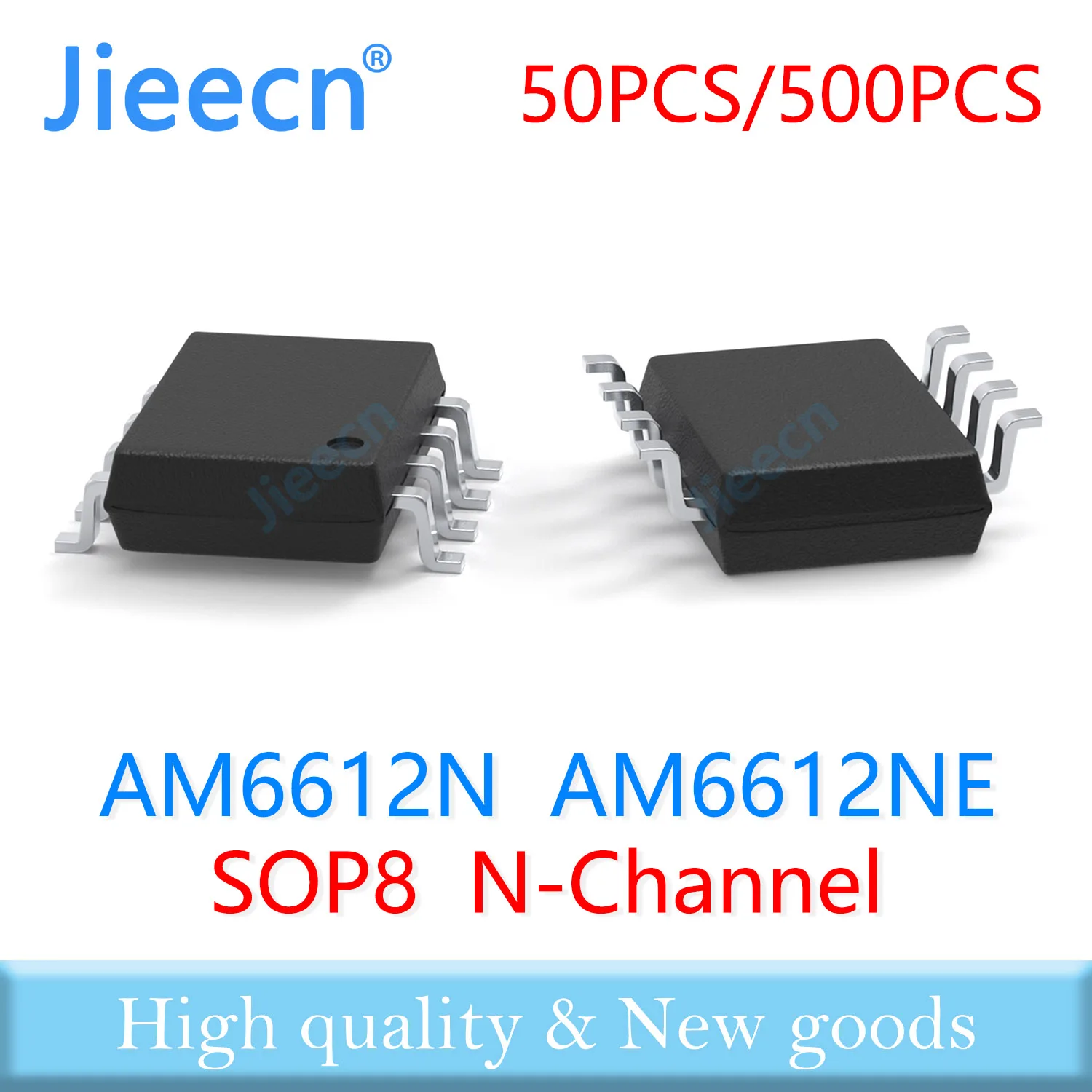 Jieecn 50PCS 500PCS SOP8 AM6612N AM6612NE 6612 N-Channel High quality AM