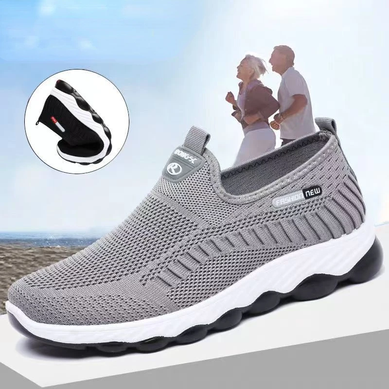 Men Casual Shoes Dad Shoes Men Breathable Running Sports Shoes Outdoor Light Comfortable Lace Up Shoe Fashion Casual Sneakers