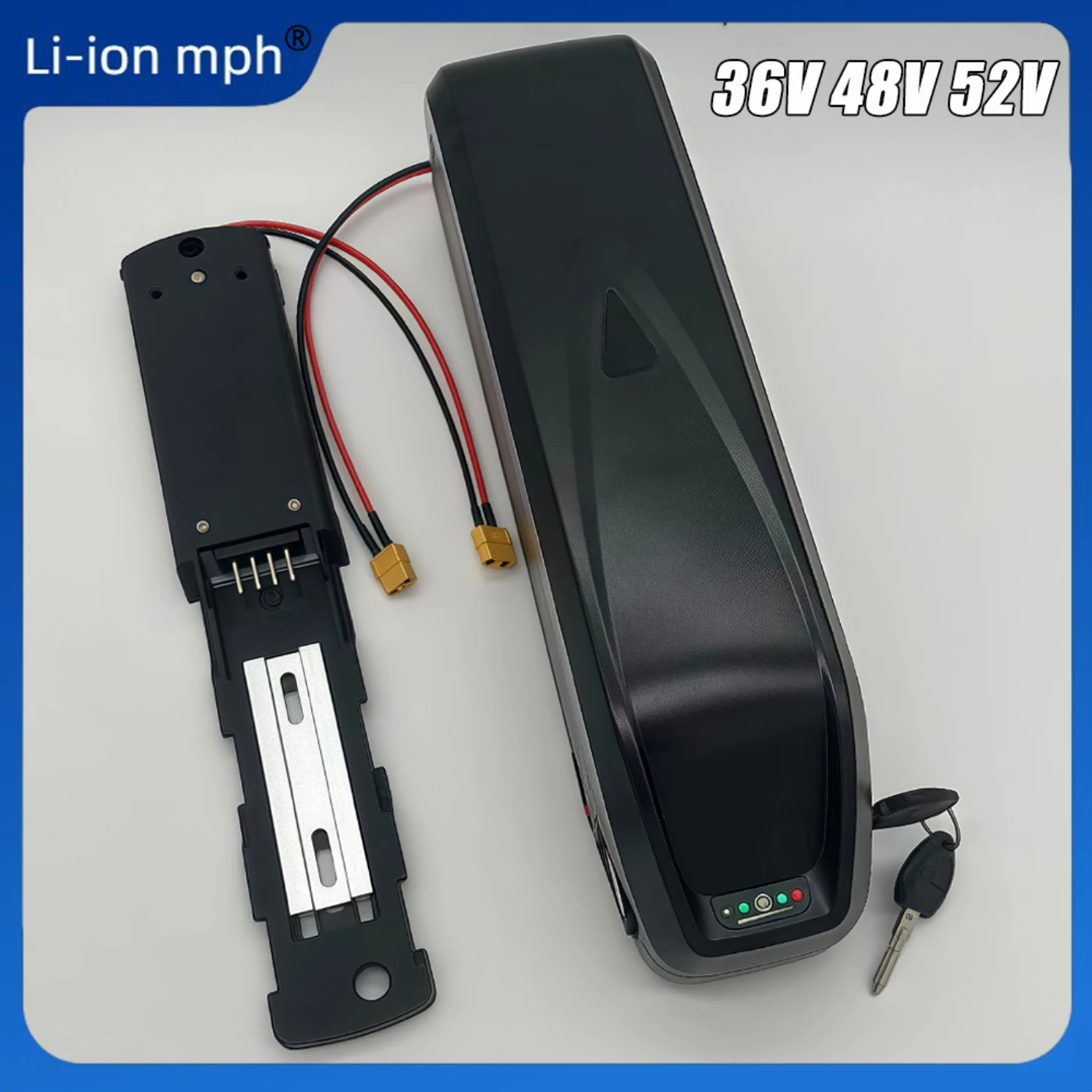 52 فولت 48 فولت 36 فولت ﻿ حزمة بطارية Hailong عالية الجودة 30 أمبير في الساعة، للمحرك 750 وات/1200 وات BMS بطارية طاقة مدمجة 100% أصلية + شاحن