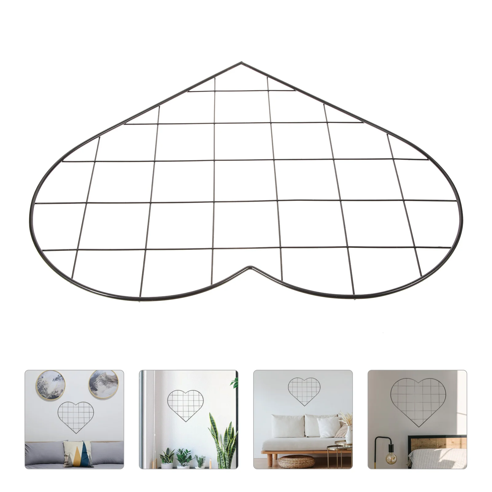 

Grid Photo Wall Decoration Creative Net Adornment Pictures Organizer Hanging Ornament Display