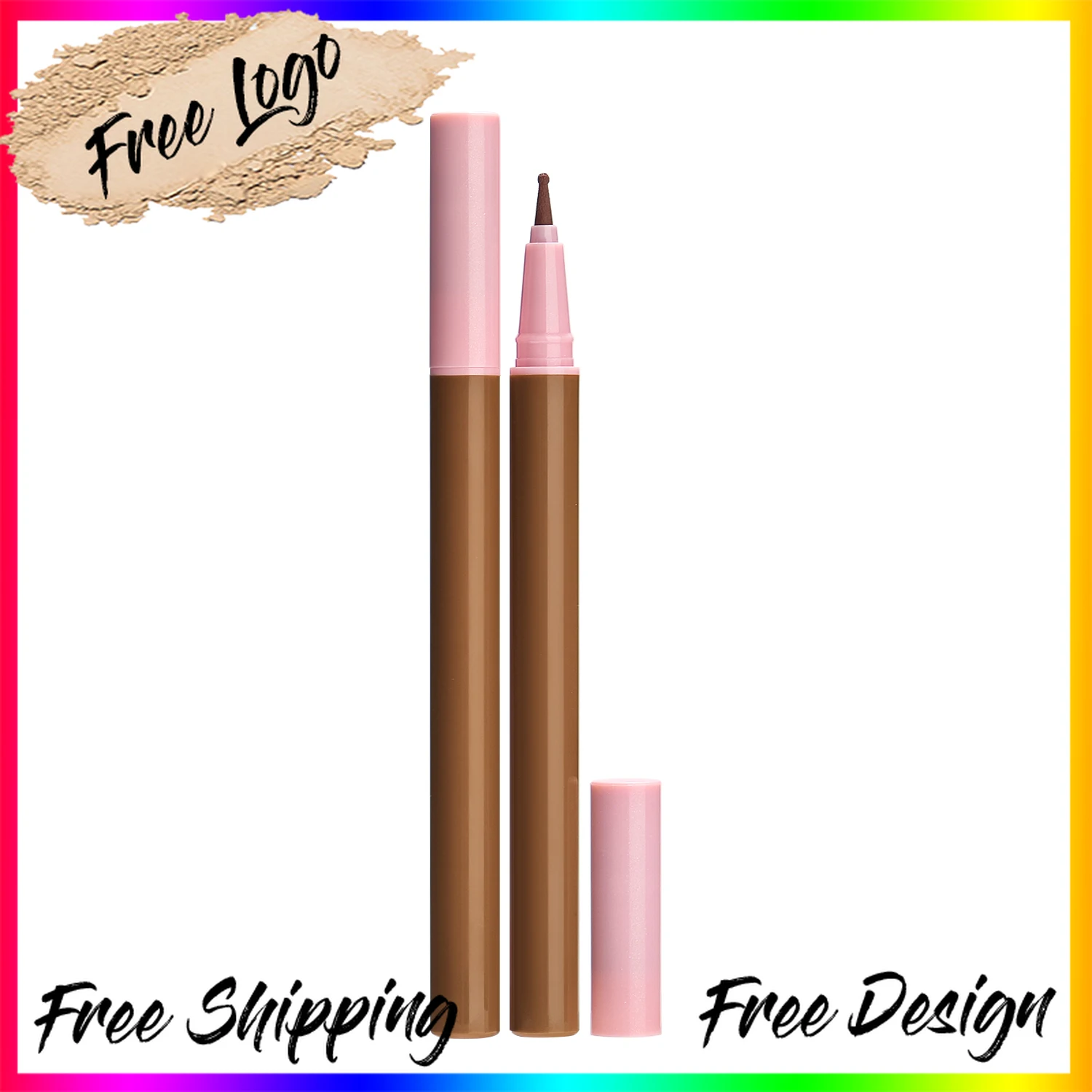 Crayon à lèvres mat végétalien imperméable, Logo personnalisé, crayon de maquillage liquide longue durée, vente en gros, marque privée