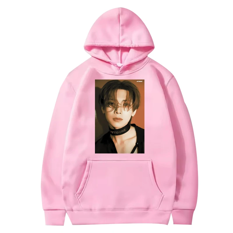 ATEEZ YEOSANG fashion classic graphic hoodie 2025 cool men ’s women vintage Long sleeve streetwear print oversized hoodie unisex