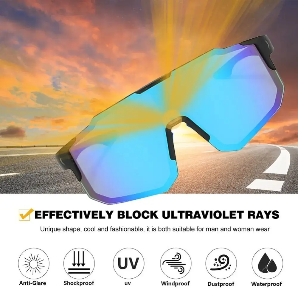 Polarized Lens Outdoor Cycling Sunglasses UV400 Windproof Windproof Cycling Glasses Sunglasses Fashion Sports Sunglasses UV400