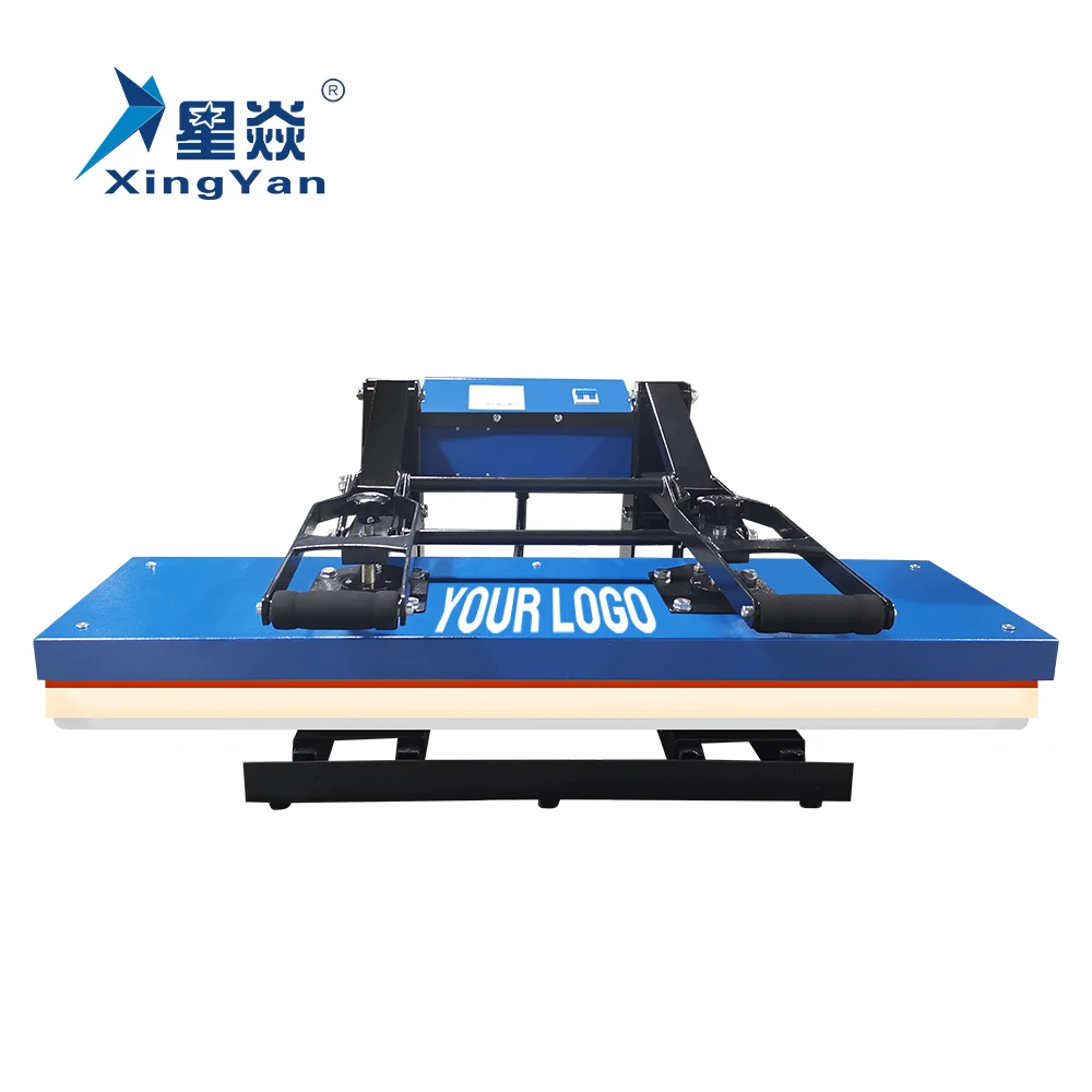 

Xingyan High Quality Manual Large Format Clamshell Sublimation Transfer Printing Machine 25 X 100 Cm Heat Press For T-Shirts