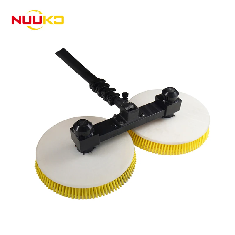 

NUUKO Solar Panel Cleaning Brush Equipment Double Head Electric PV Cleaning Robot Solar Brush For Solar Panel