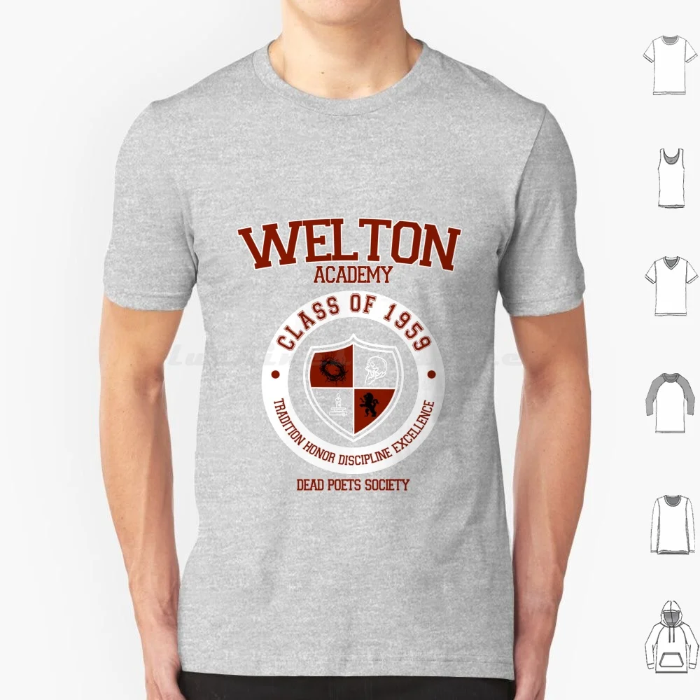 Welton Academy Logo , Dead Poets Society. T Shirt 6xl Cotton Cool Tee Dead Poets Society Welton Welton Academy Dps Neil Perry