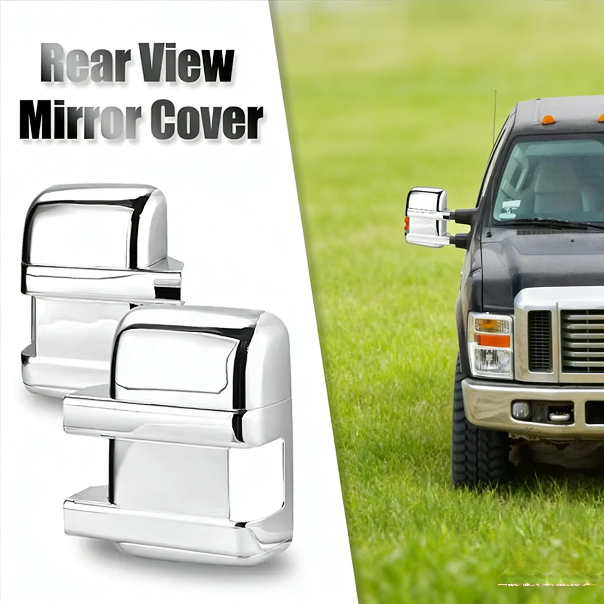 

Rearview Rear View Car Mirror Side Cover Wing Cap Trim Case For Ford F250 F350 F450 F550 Raptor Superduty 2008-2016
