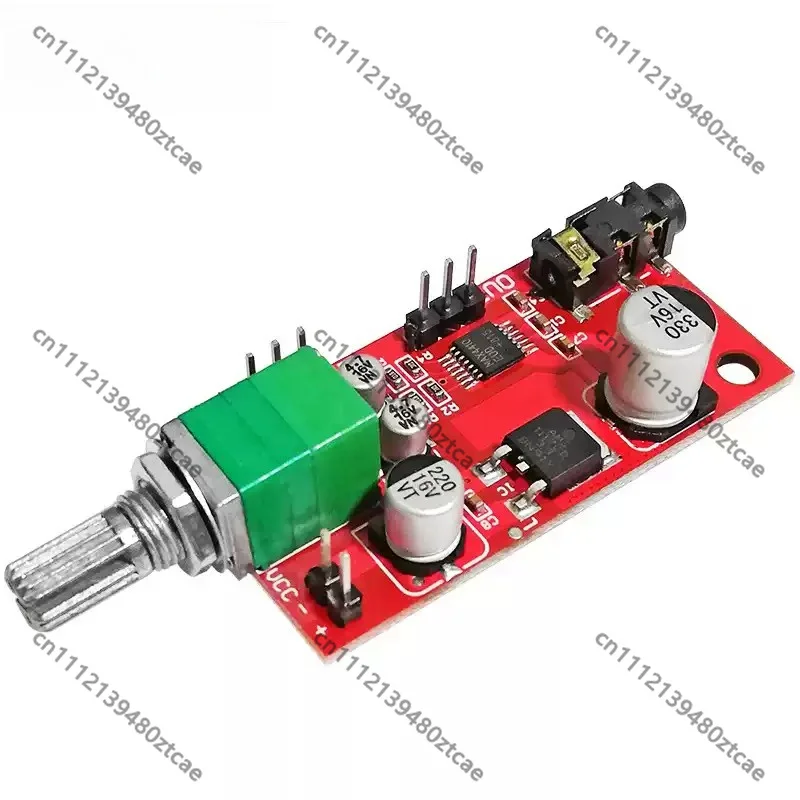 Mini Headphone Amplifier Board With Switch Tone Control Dual Channel Ear Amp DIY Audio Preamp Module