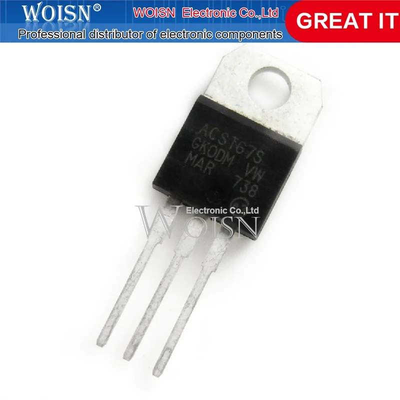 5pcs/lot ACST6-7ST ACST67ST ACST67S ACST67 TO-220new original In Stock