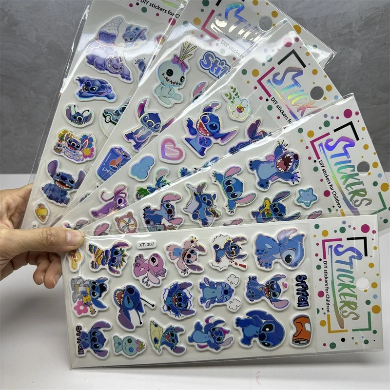 

30 шт./лот Kawaii Disney Stitch наклейки креативный скрапбукинг DIY дневник декоративная наклейка альбом наклейка этикетка