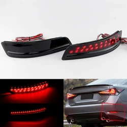 Red/Black Lens Car Rear Bumper Light LED Reflector Taillight Brake Light for Toyota Corolla Lexus GS250 GS350 ES250 ES350 ES300