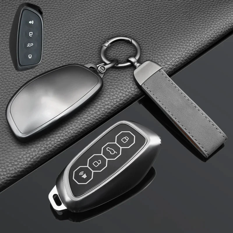 

TPU for Haval Beast X Dog XY 4 Button Car Key Case Cover for Great Wall GWM Xiaolong KuGou Shenshou H5 KEY Fob Holder Keychain