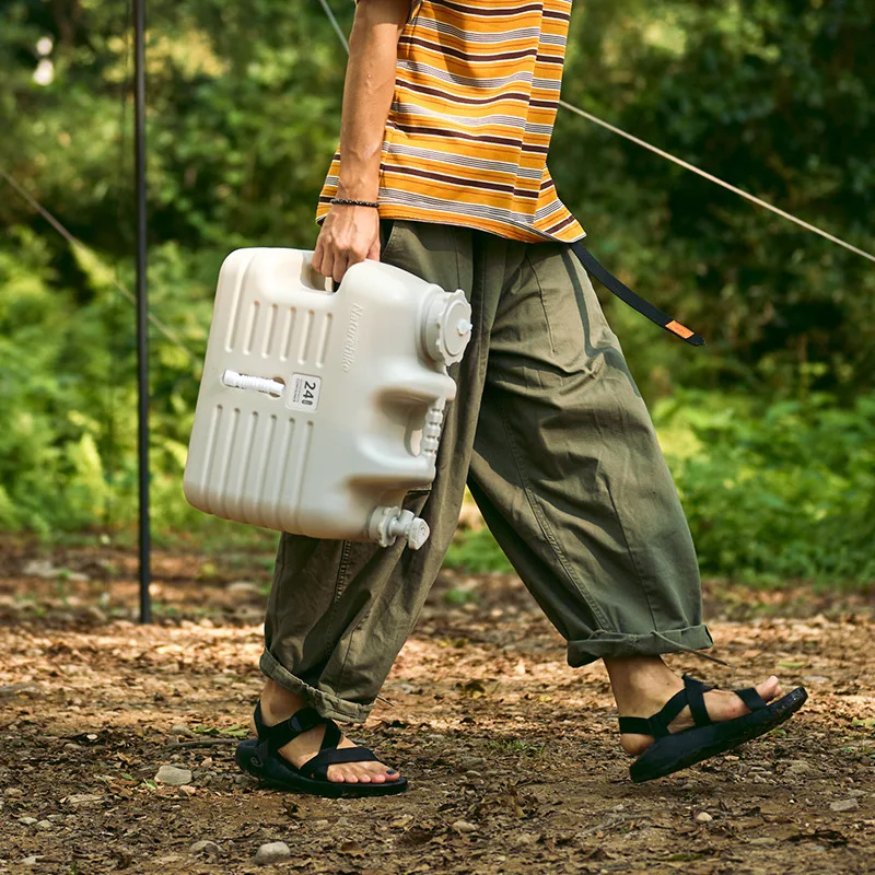 Naturehike-serbatoio di stoccaggio dell\'acqua per auto per uso alimentare in PE all\'aperto, grande capacità con rubinetto, secchio domestico