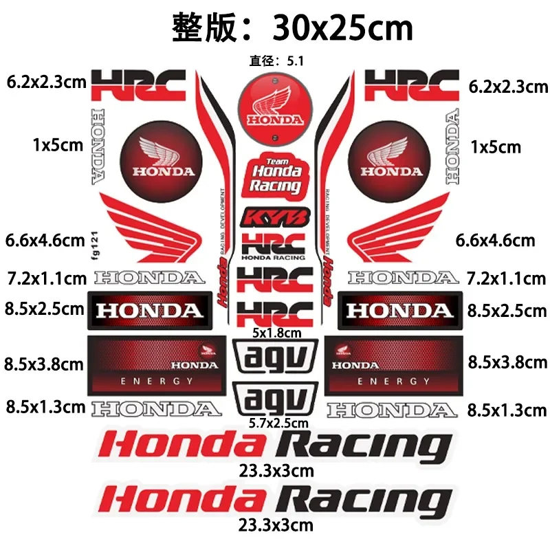 

Car Styling Motorcycle Side Strip Sticker for Honda Keychain NSS350 CM300 CB500 CB650R CB190 Reflective Stickers Car Decoration