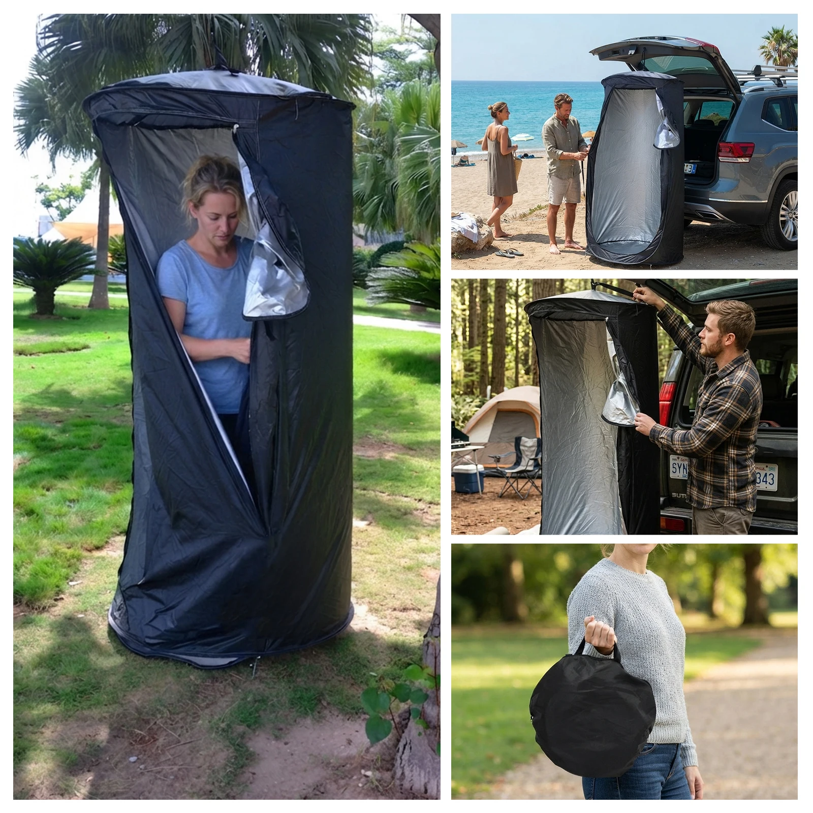 Pop Up Privacy Tent Portable S - Outdoor Camping Automatic Quick Opening Tent 评论和价格