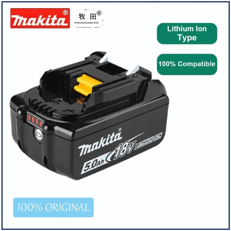 Makita 18V 6.0Ah rechargeable lithium-ion battery, Makita BL1840 BL1830 BL1830B BL1830B BL1850B original power tool battery