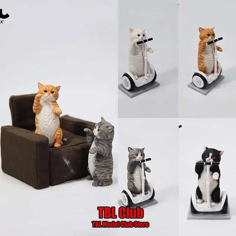 

In Stock JXK181 High 10.5cm Scale Desktop Static Standing Mini Cat Scene Decor Animals For 12inch Soldier Action Figure Doll