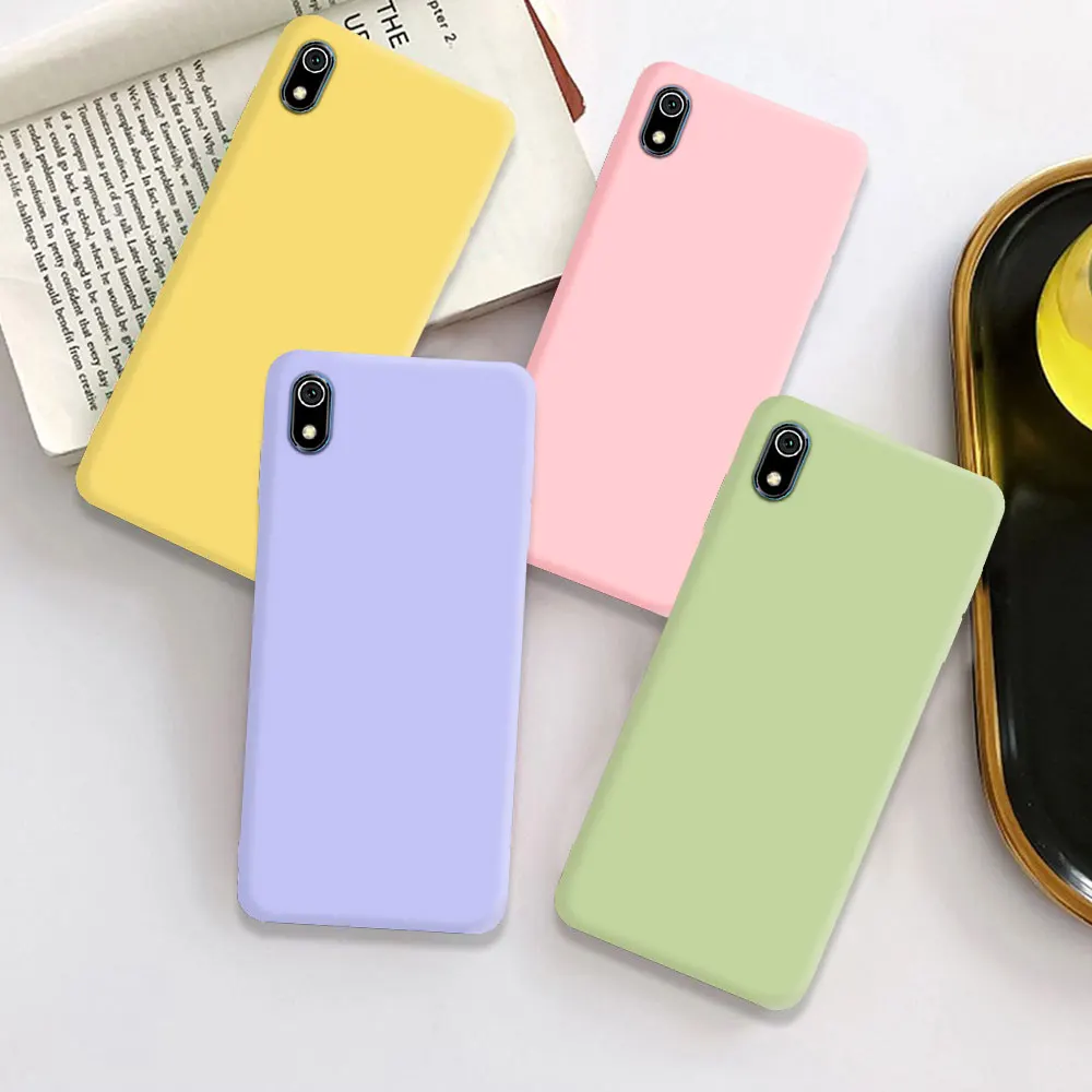 For Xiaomi Redmi 7A Case Matte Silicone Back Cover For Xiaomi Redmi7A Phone Cases For Redmi 7A Fundas Coque