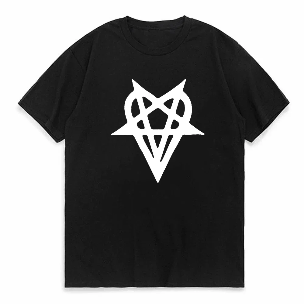 Distruggere Lonely X Naivement Heartagram T Shirt opum No Stylist Print uomo donna Tshirt cool Fashion felpa Streetwear top