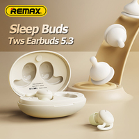 Remax Wireless Sleep TWS Earphones V5.3 Bluetooth Headphones Touch Control Noise Cancelling Gaming Earplugs Sleep with Micropho