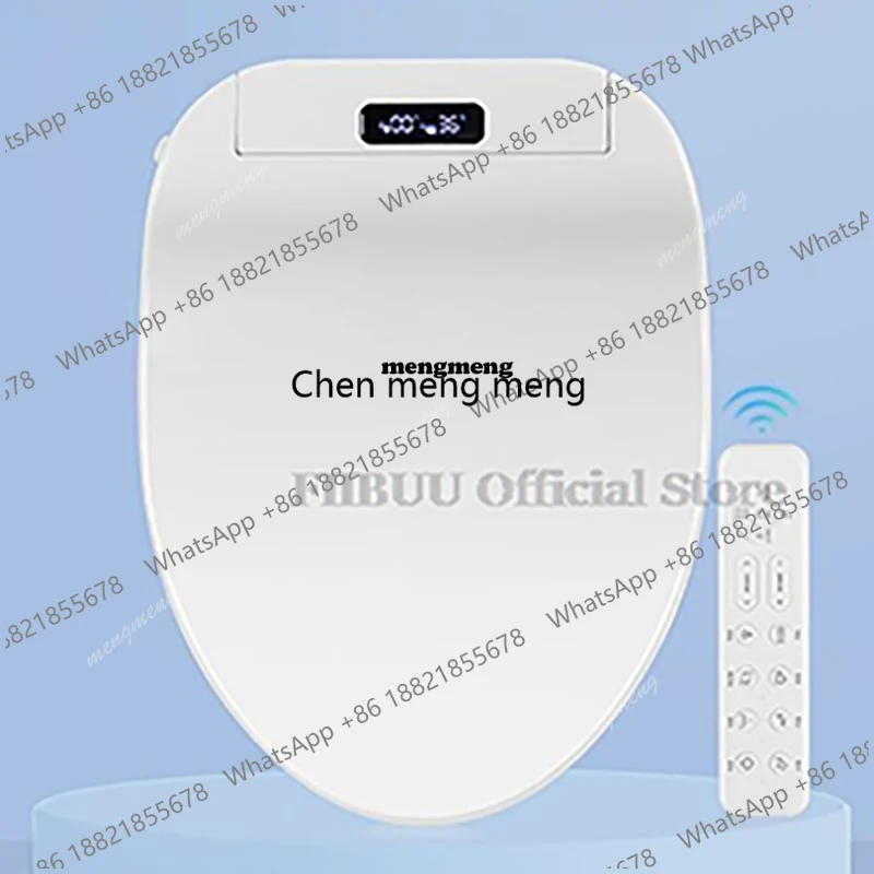 

Elongated Bidet Smart Toilet Seat Cover Toilet Seat Lid For Bathroom Warm Air Drying Night Light Seat Heating Quiet Operation