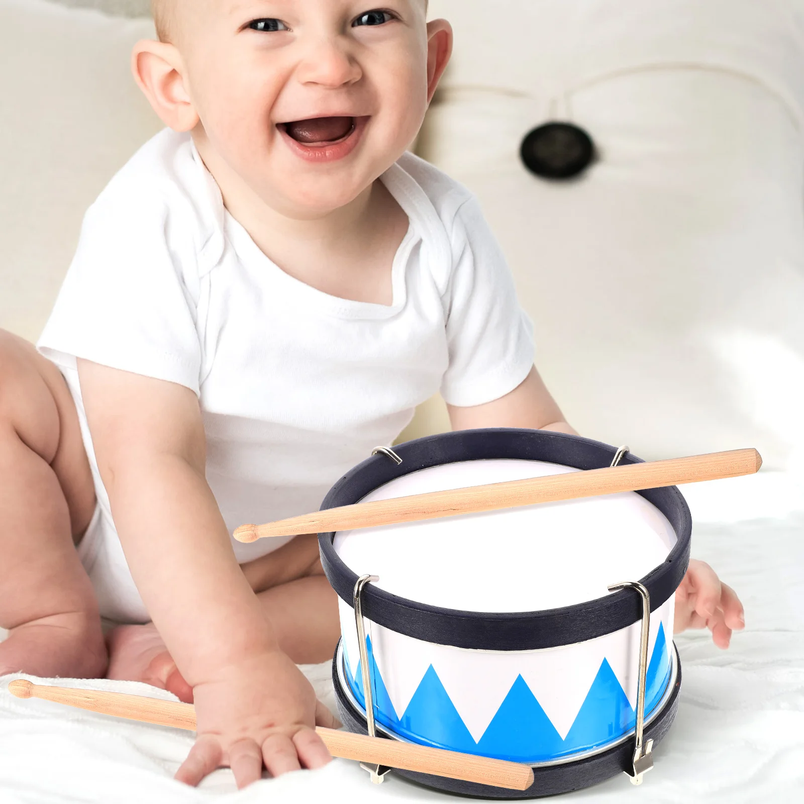 

Snare Drum Kids Toy Practical Musical Instrument Hands On Ability Intelligence Montessori Percussion Toy