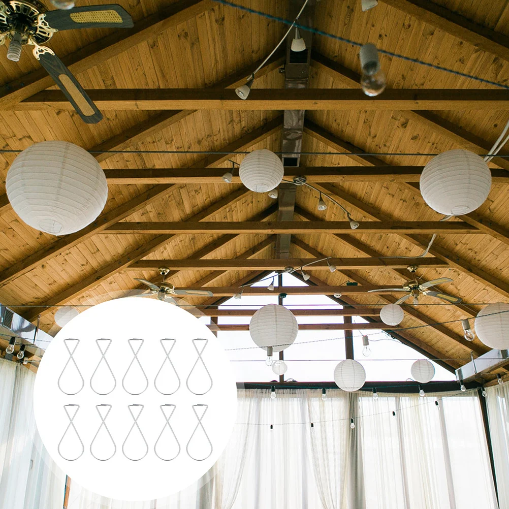 

50pcs Rebound Hooks Heavy Duty Drop Ceiling Clips For Hanging Banners Lights Plants Suspended Grid Hangers For Office Party