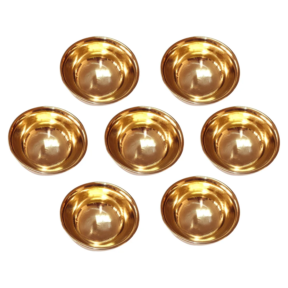7 pezzi buddiste offing Cups Buddha sacche Cups forniture buddiste tazza di approvvigionamento idrico per Buddha Cup Simple Buddha che offre